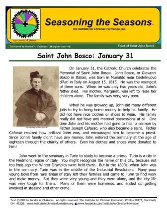 Saint John Bosco, Biography, Early Life, Magician, Patron Saint, Feast  Day, & Facts